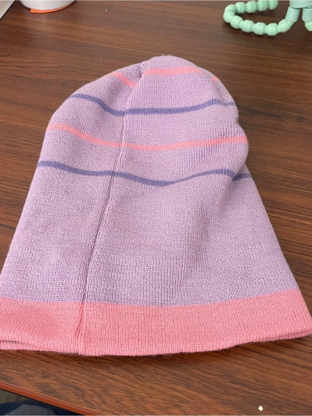 Sanrio Lavender & Coral Hello Kitty Kuromi Knit Beanie